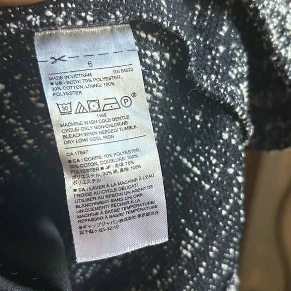 5/$20  Blue Gray and White Tweed Dress - Picture 10 of 16